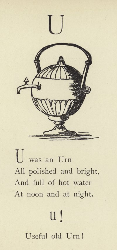 La lettre U - Edward Lear